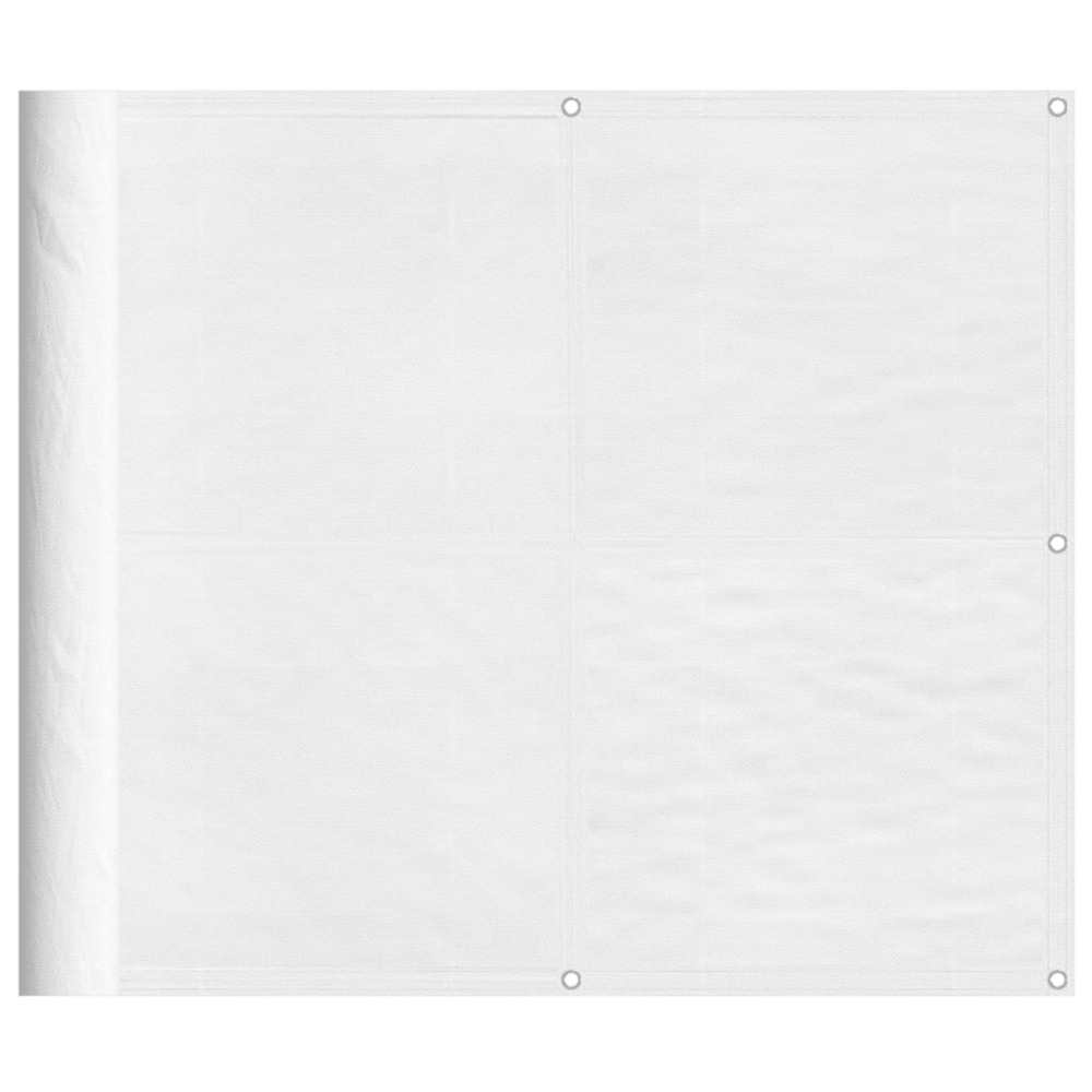 Écran de balcon blanc 90x700 cm 100% polyester oxford