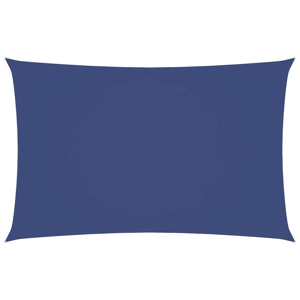 Voile de parasol tissu oxford rectangulaire 4x7 m bleu