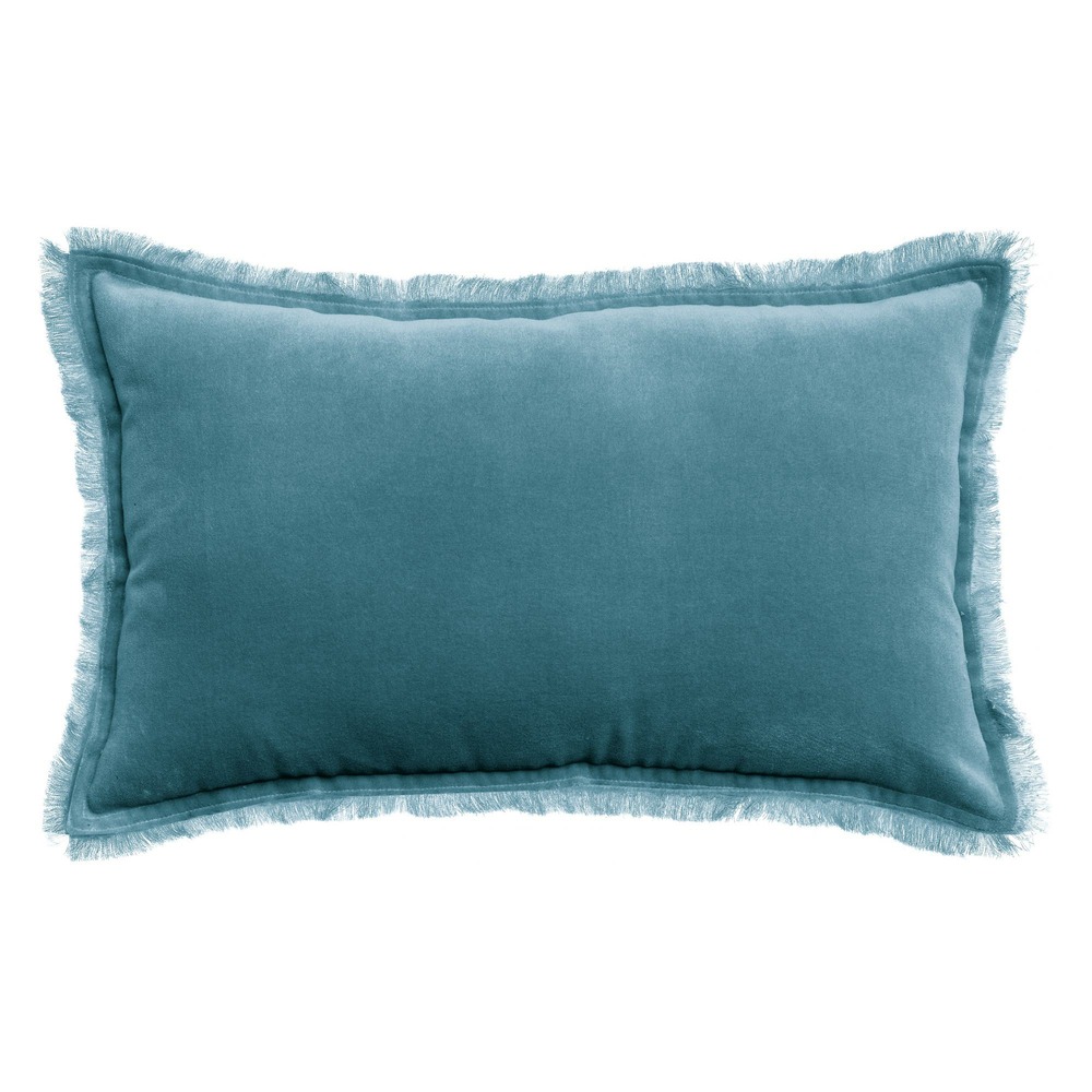 Coussin uni fara acier 30 x 50 cm