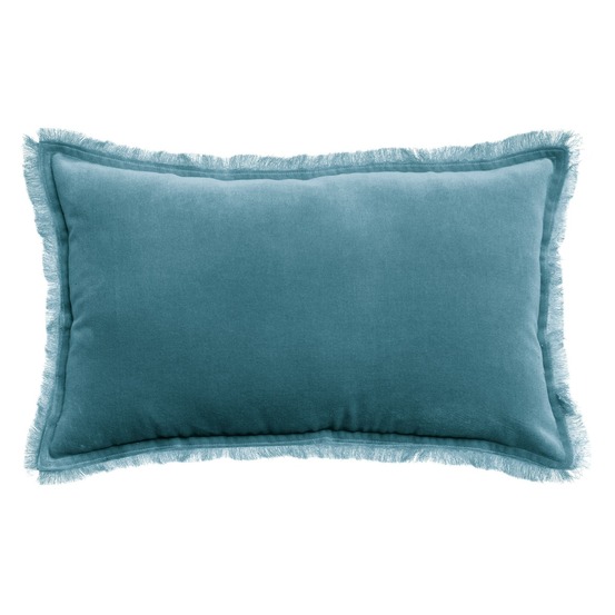 Coussin uni fara acier 30 x 50 cm