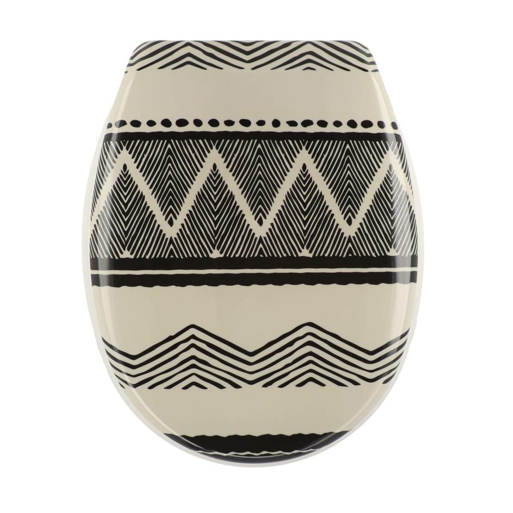 Abattant wc thermodur 18 pouces attaches plastiques - tribal lodge