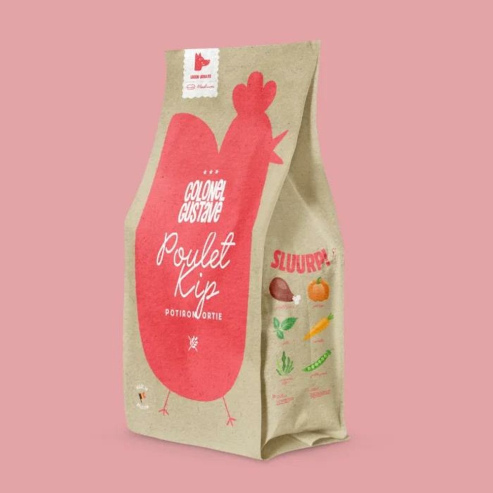 Croquettes super premium au poulet avec viande fraîche, sans céréale, pour chien adulte de taille moyenne