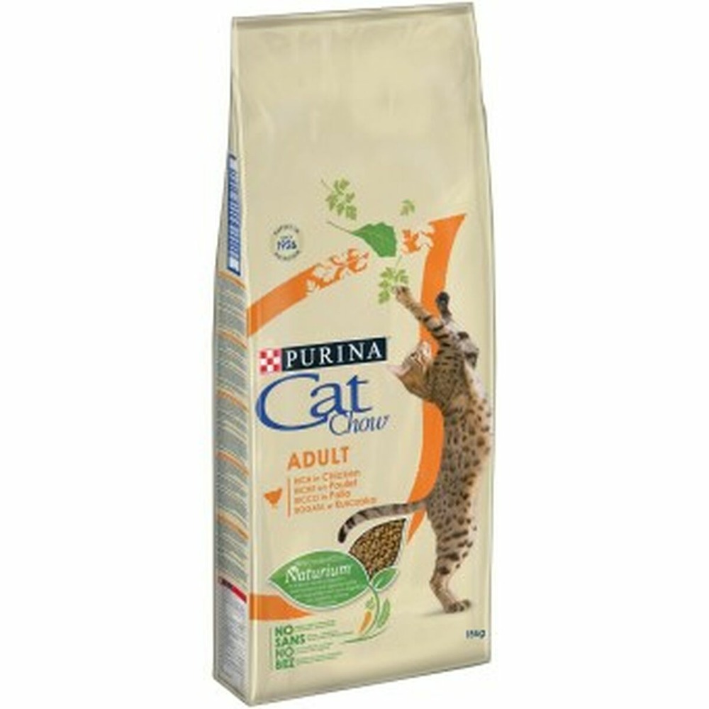 Aliments pour chat purina cat chow adulte poulet dinde 15 kg