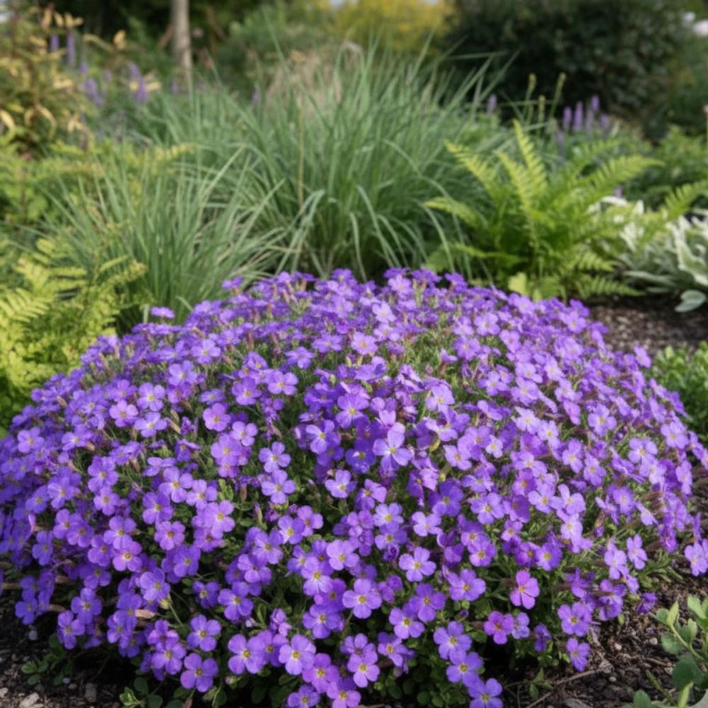 Aubriète royal blue lot de 3 godets