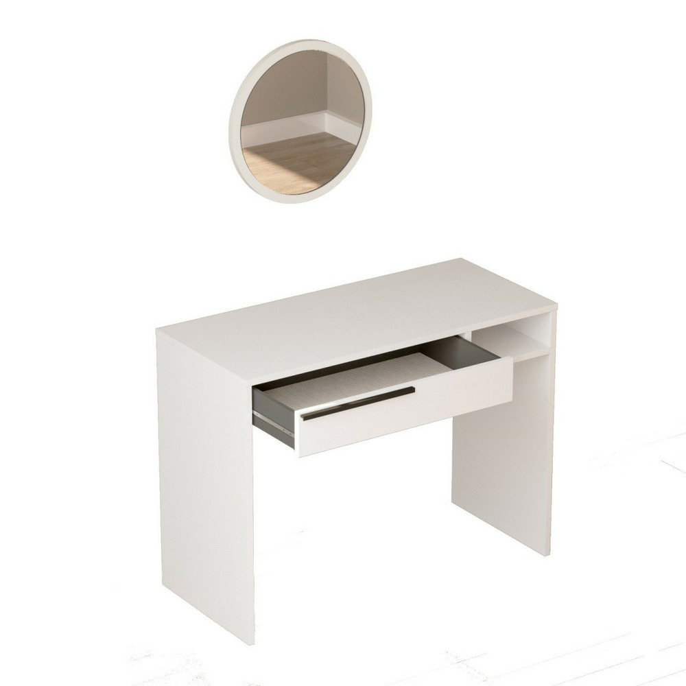 Coiffeuse à tiroir avec miroir 
