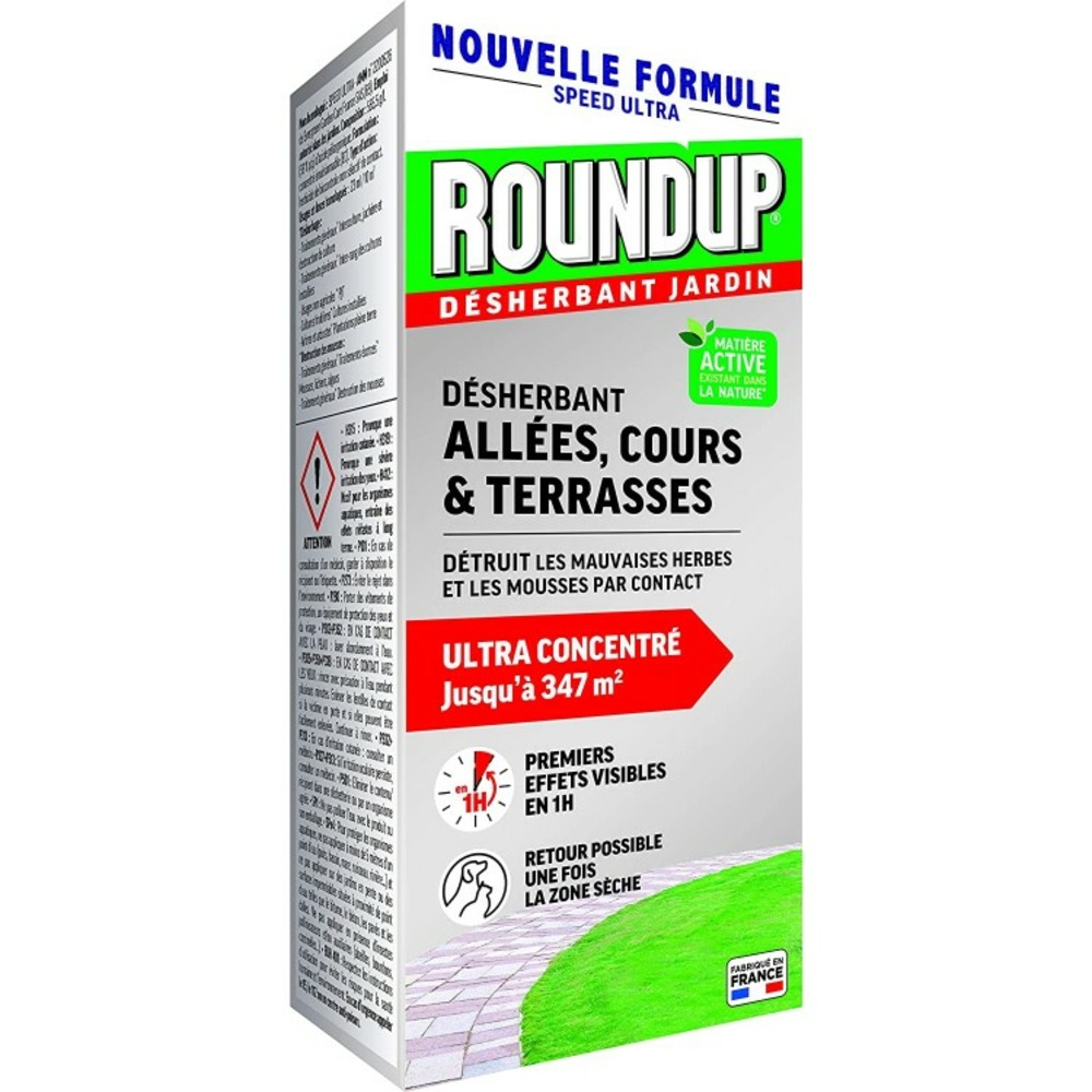 Roundup - désherbant concentré allées terrasses 800ml