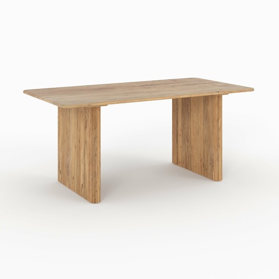 Andrea-table rectangulaire en bois d'acacia 6 personnes