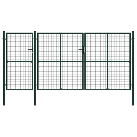 PORTAIL DE JARDIN ACIER 40016-(864132)