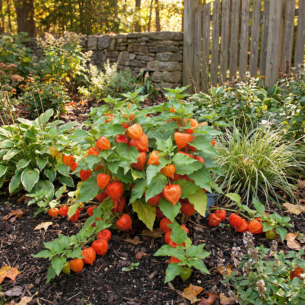 Lot de 6 - physalis alkekengi franchetii - h. 10-20 cm