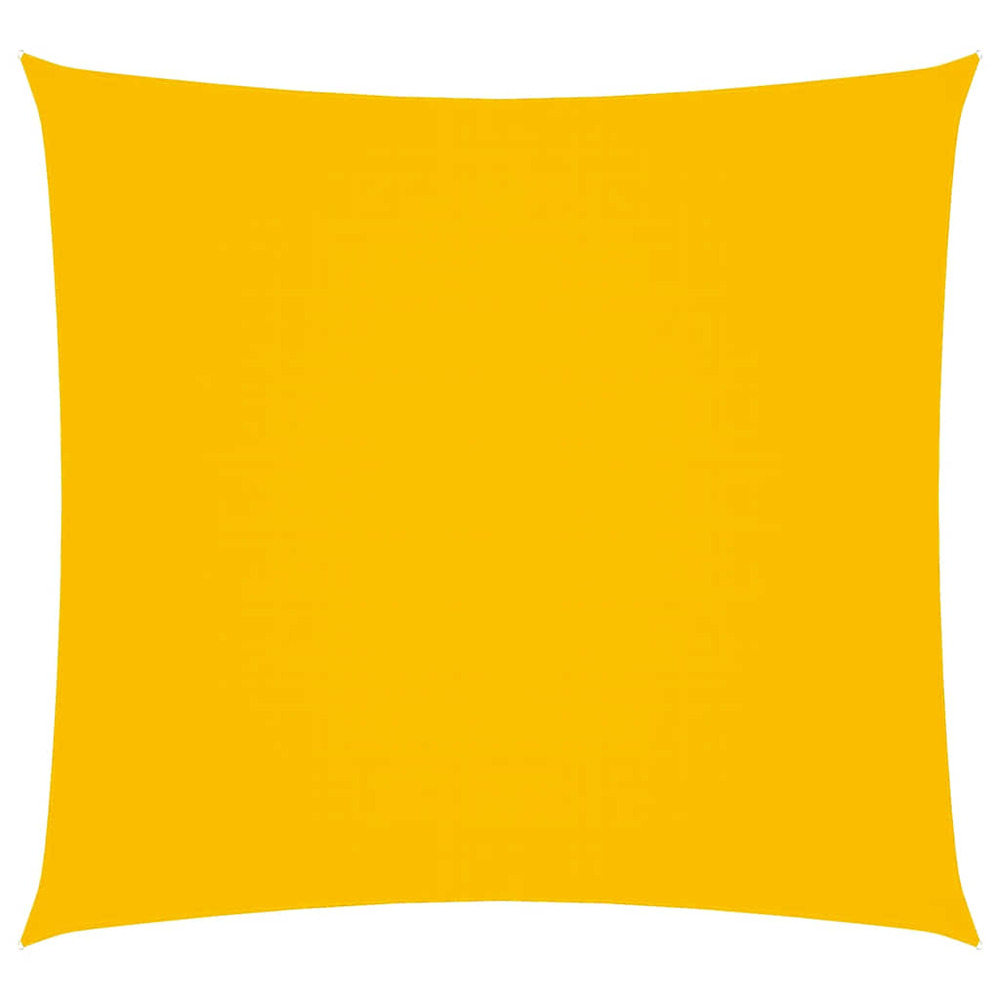 Voile de parasol tissu oxford carré 6x6 m jaune
