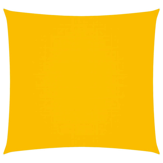 Voile de parasol tissu oxford carré 6x6 m jaune