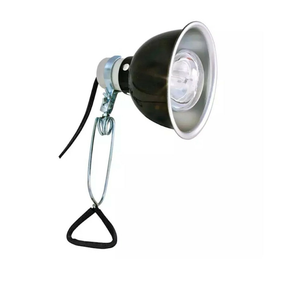 Support de lampe zoomed deluxe porcelaine clamp lampe 14cm pour terrarium