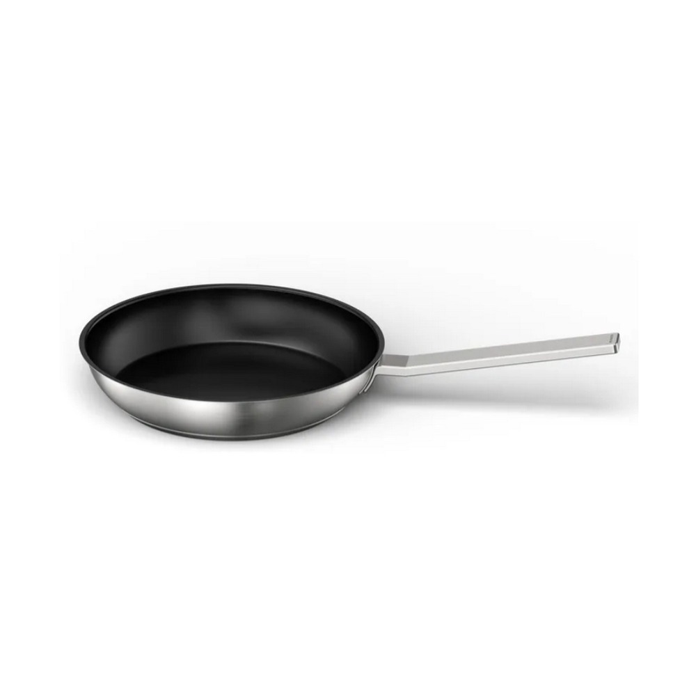 Poêle fonte d'aluminium 22cm inox/noir - z9428cf0