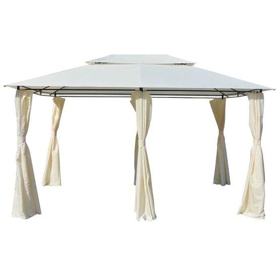 TONNELLE AVEC RIDEAUX 4 X 3 M-(866440)
