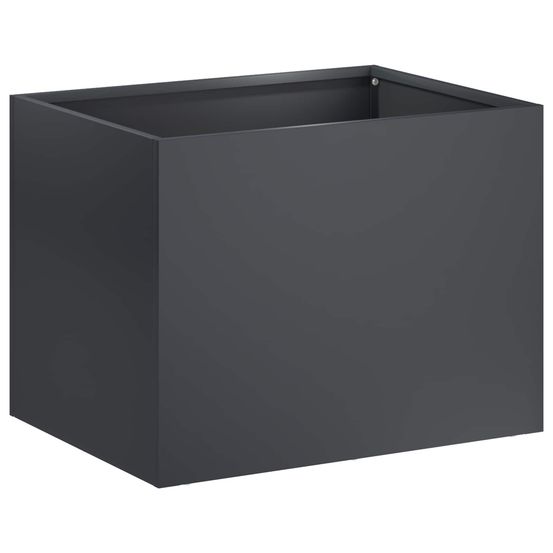 Cache-pot de jardin anthracite 40 x 30 x 30 cm