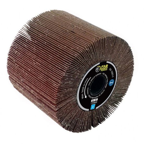 Brosse a lamelles pour rénovateur - - ø 120 mm - alésage 20 mm - ponçage surfaces planes