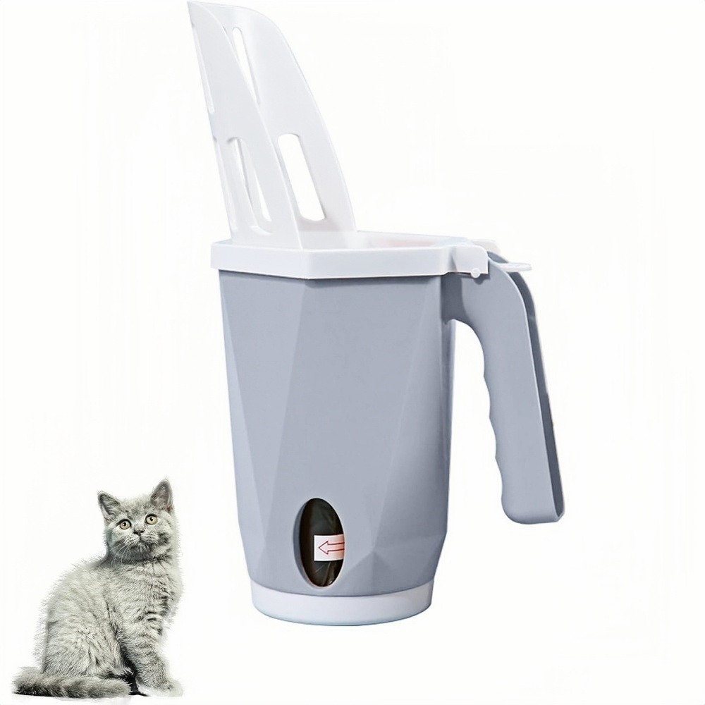 Pelle à litière pour chat - épaisse et avec support de sac