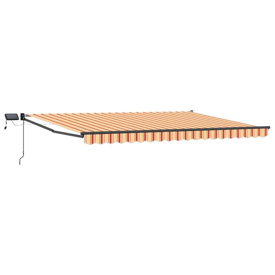 Store rétractable manuel avec leds multicolore 4 x 2 m
