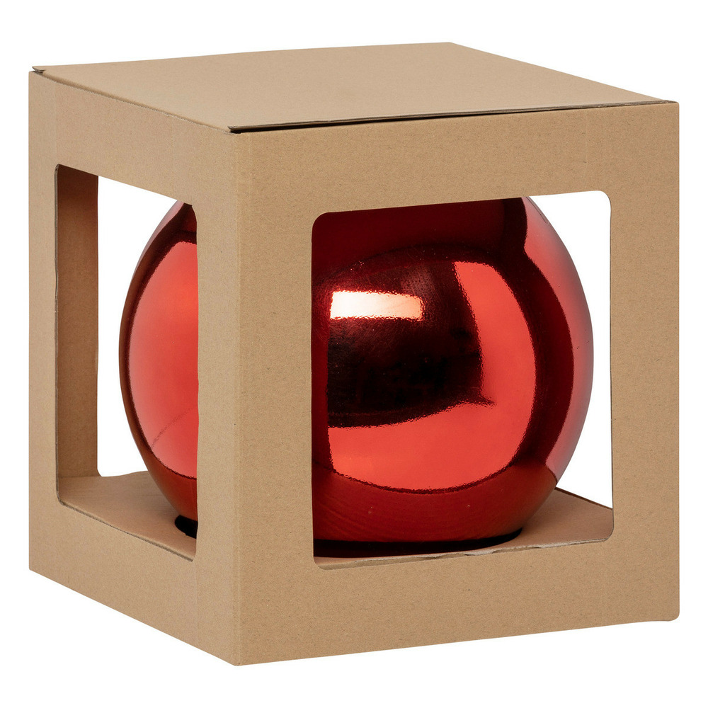 Maxi boule de noël d 25 cm rouge Truffaut