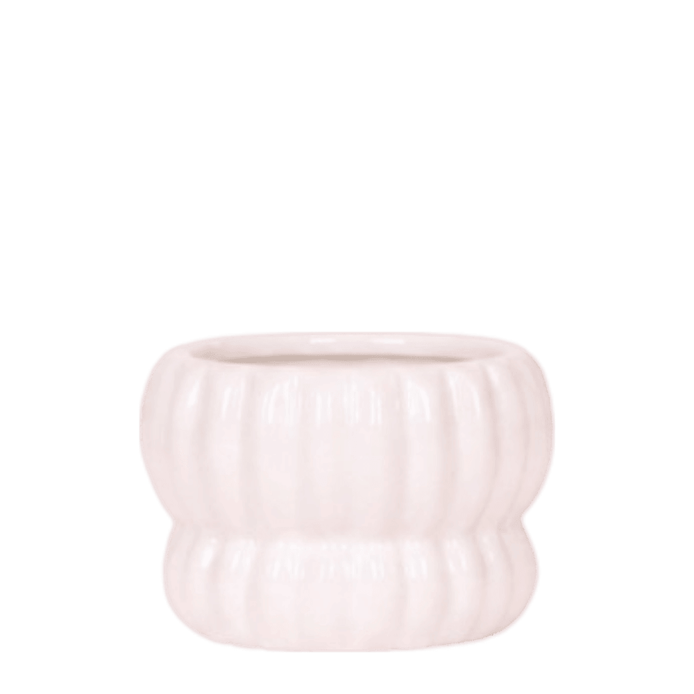 Cache-pot horizon blanc - ø6 cm