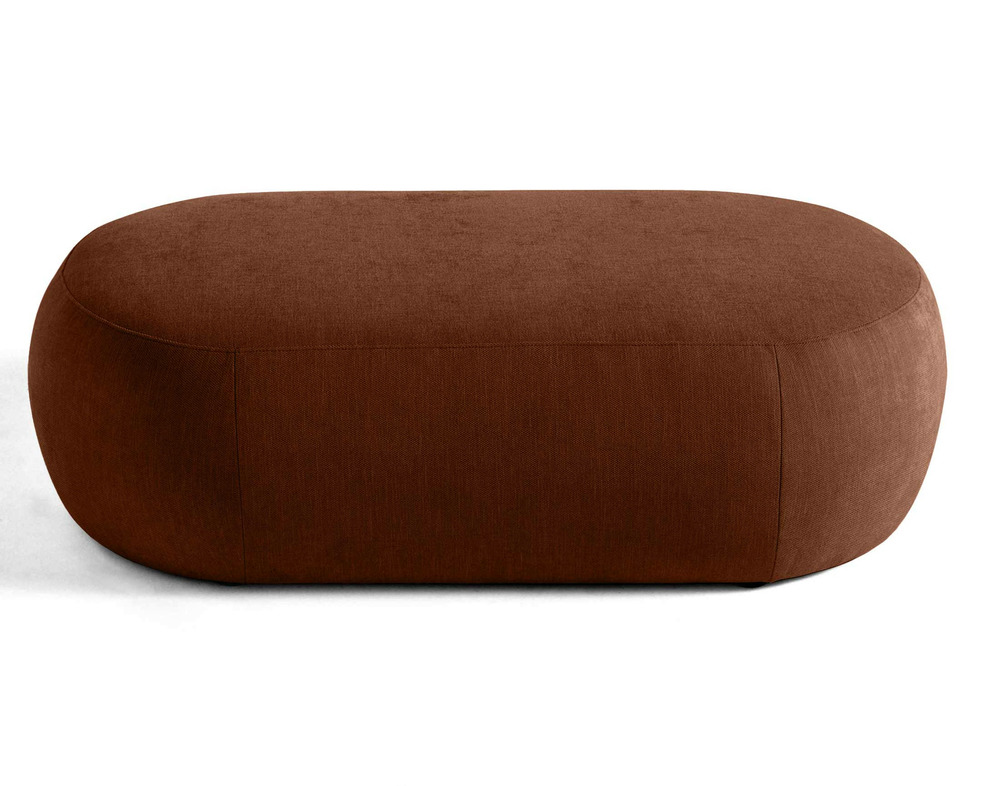 Santorini - pouf modulable - en tissu texturé