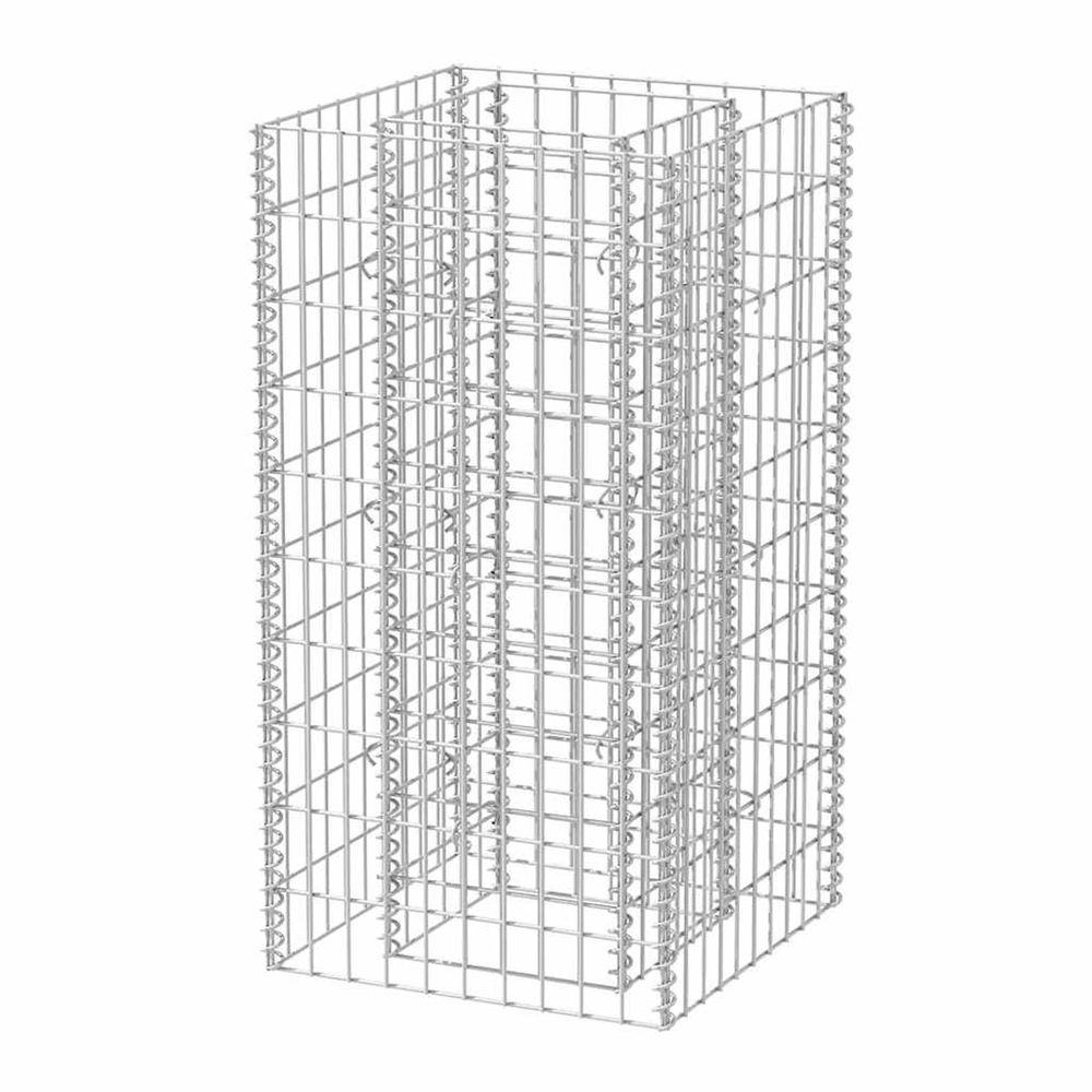 JARDINIERE GABION ACIER 50 X-(862481)