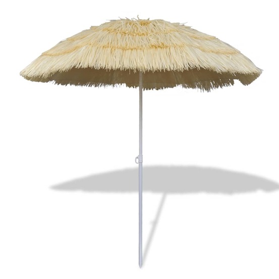 Parasol de plage inclinable style hawaii