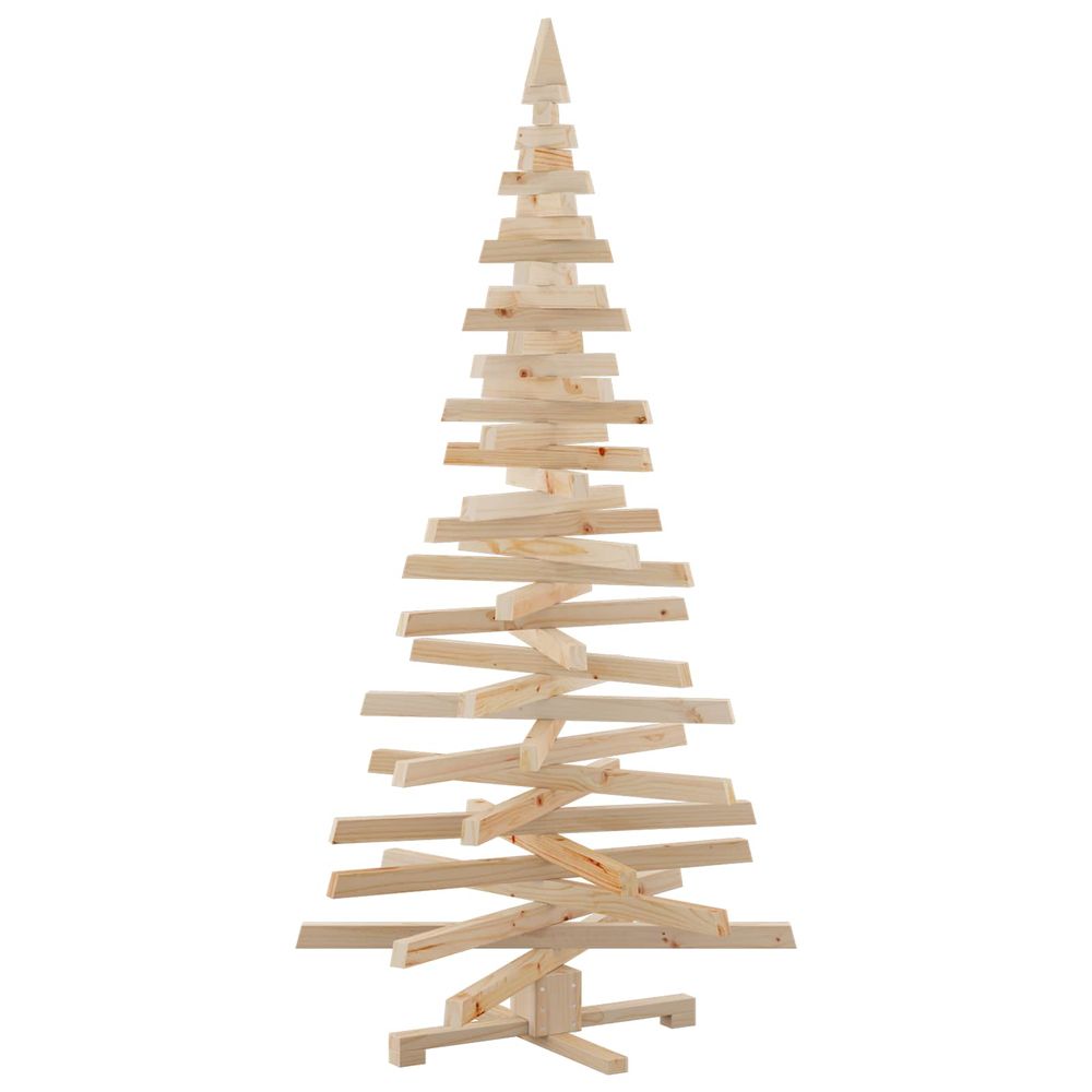 Arbres de noël avec support naturel 180 cm bois massif en pin