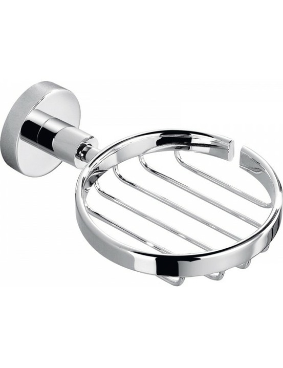 Porte-savon grille colorado en laiton chromé 16,05x5,3 cm