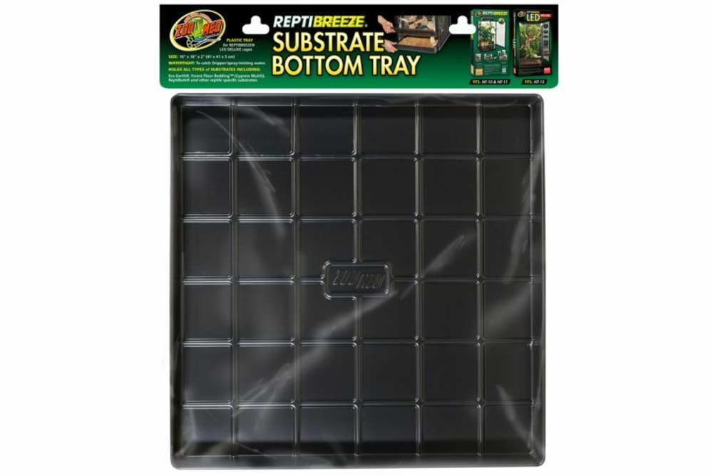 Reptibreeze substrate bottom tray - plateau à substrat - 41 x 41 x 5 cm pour reptiles