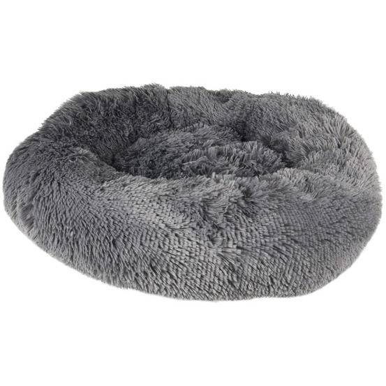 Coussin krems rond gris ø 50 cm anti stress pour chiens