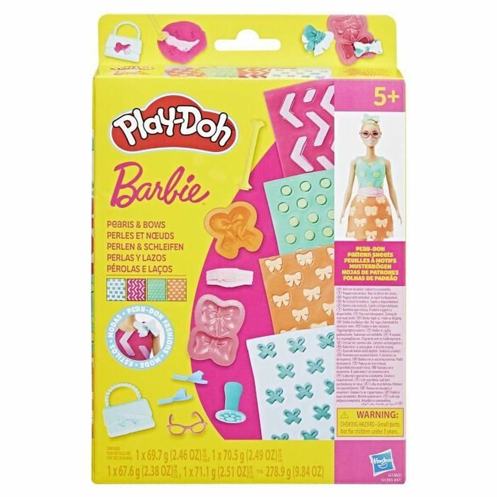 Recharges pour coffret de pâte à modeler barbie perles et nœuds
