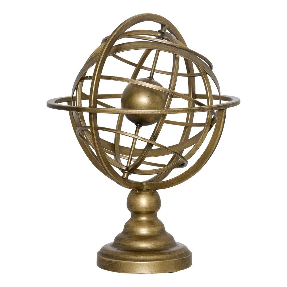 Objet déco sia sphère armillaire dorée h34cm