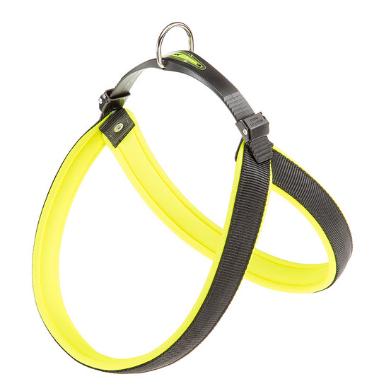 Ferplast harnais ergonomique pour chiens agila fluo 7, ajustement parfait, fermeture à double micro-régulation, rembourrage