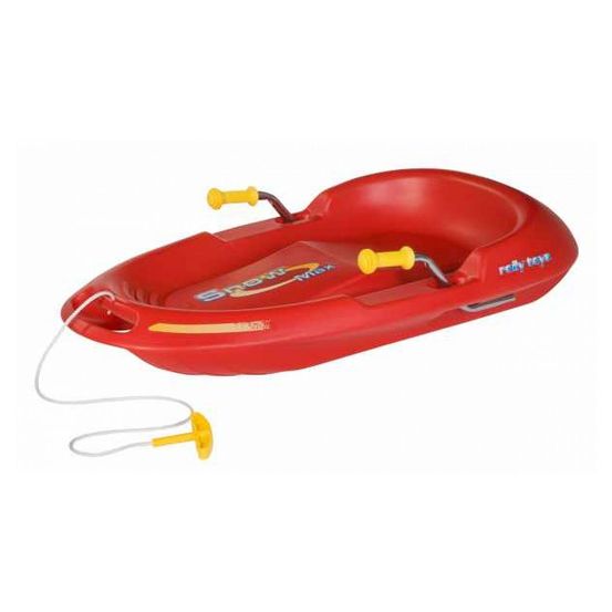 Traineau rollysnow max rouge et jaune