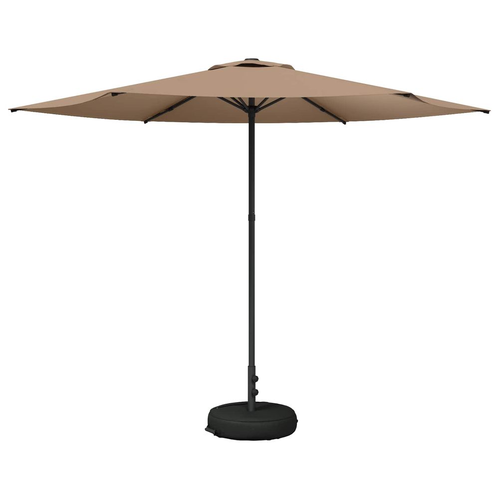 Parasol de jardin avec base 300 x 300 cm polyester
