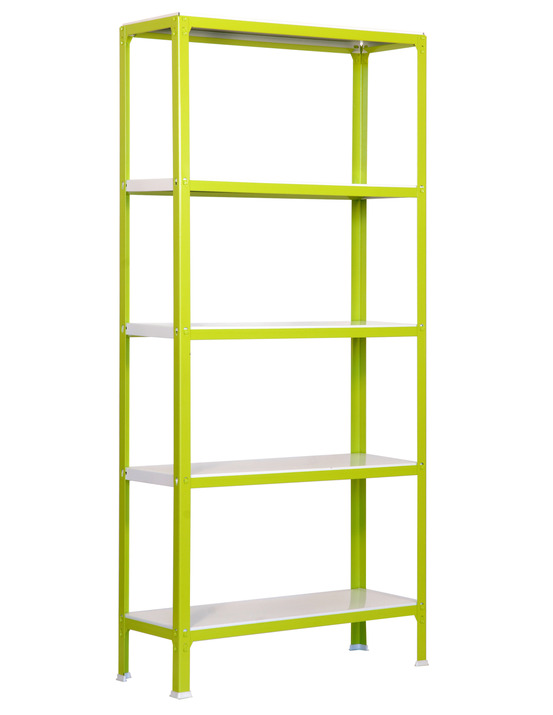 Etagère légère sans vis simonhome click mini 5/300 vert/blanc vert/blanc 1800x800x300 - simonrack