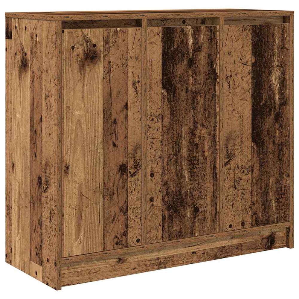 Buffet vieux bois 85x34x76 cm bois d'ingénierie