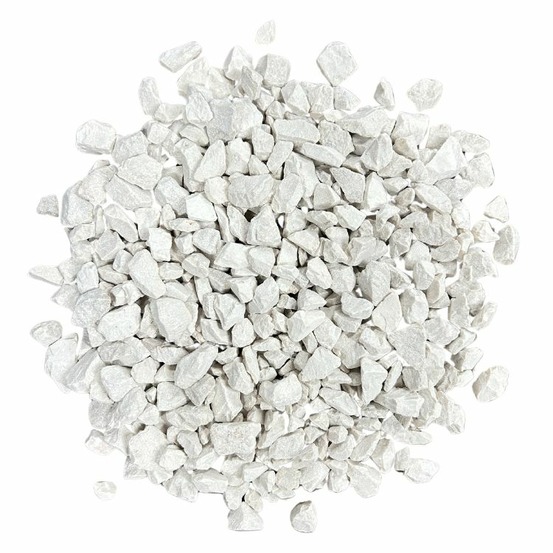 Big bag de +/- 750kg ≃ 10m² gravillon calcaire super blanc ø 6/14 mm - livraison standard