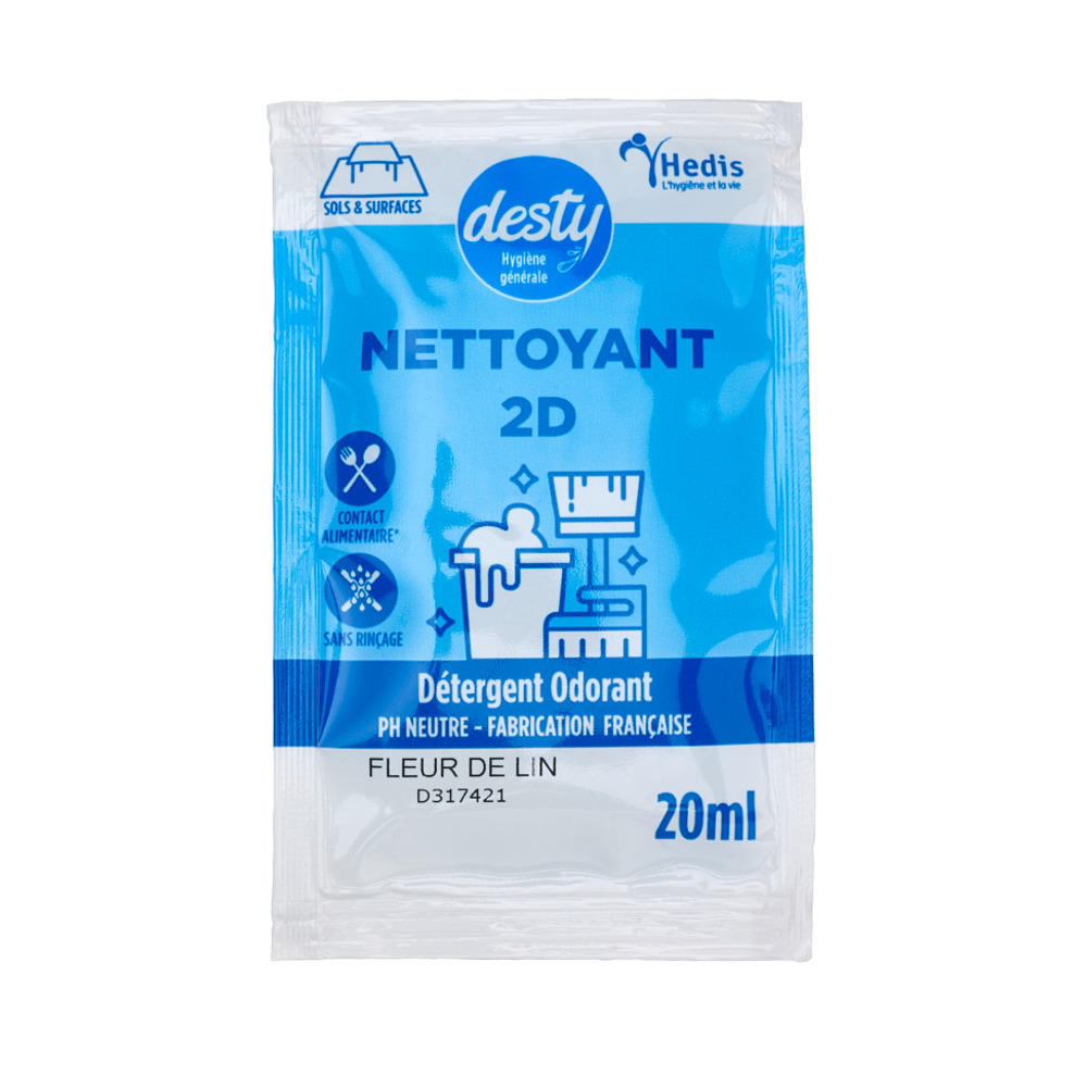 Desty nettoyant 2d fleur de lin flacon de 20ml colis de 250 - sico