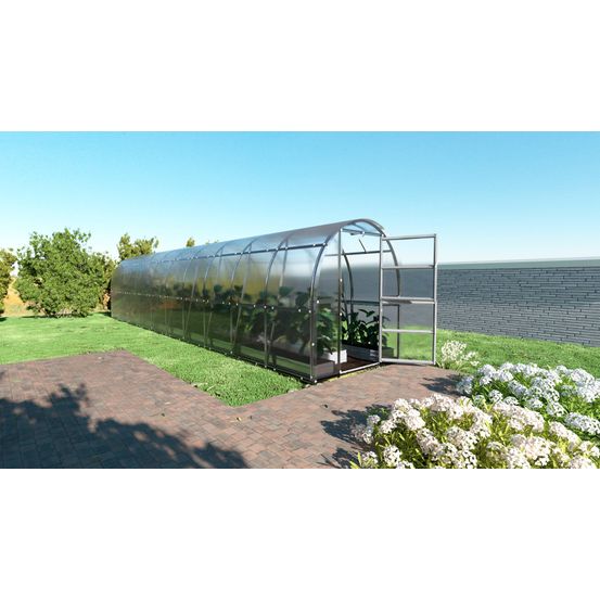 Serre en polycarbonate slim 24m² (2x12m), 4mm