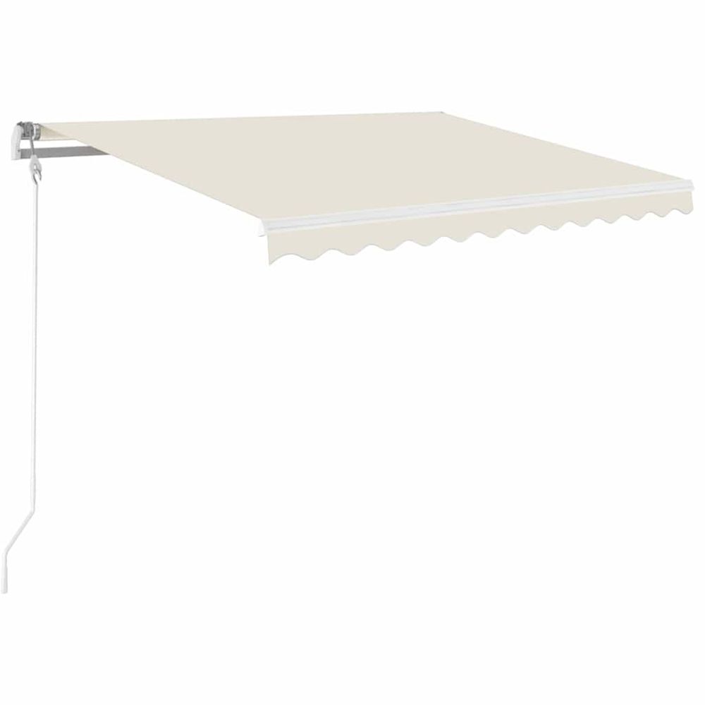 Auvent rétractable automatique 350x250 cm crème