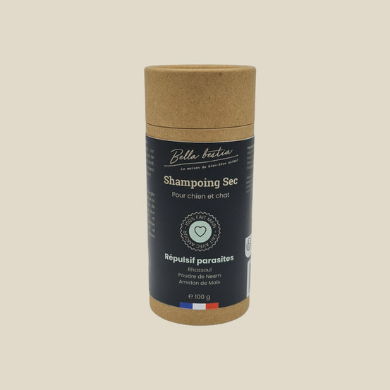 Shampoing sec répulsif parasites, 100g