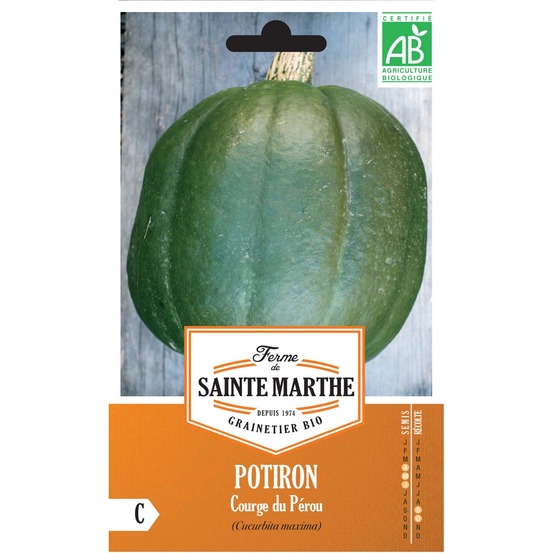Potiron courge 'du pérou' le sachet de 10 graines environ (3g)