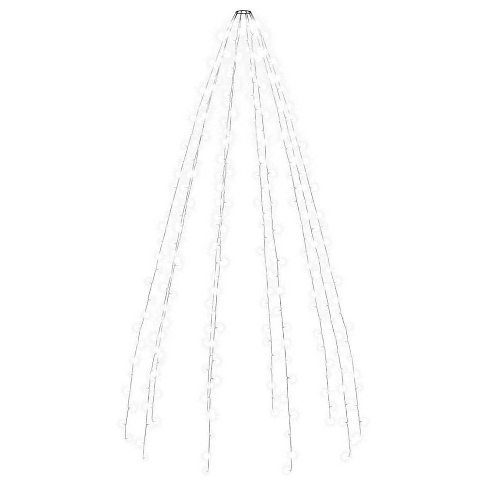 Guirlande lumineuse d'arbre de noël 300 led blanc froid 300 cm