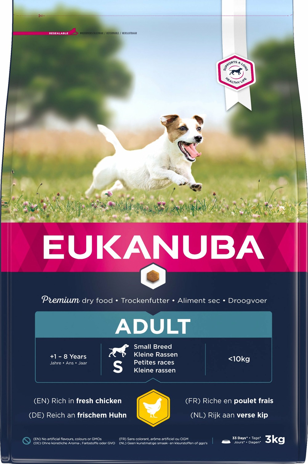 Eukanuba - croquettes au poulet pour chien de petite taille 3kg
