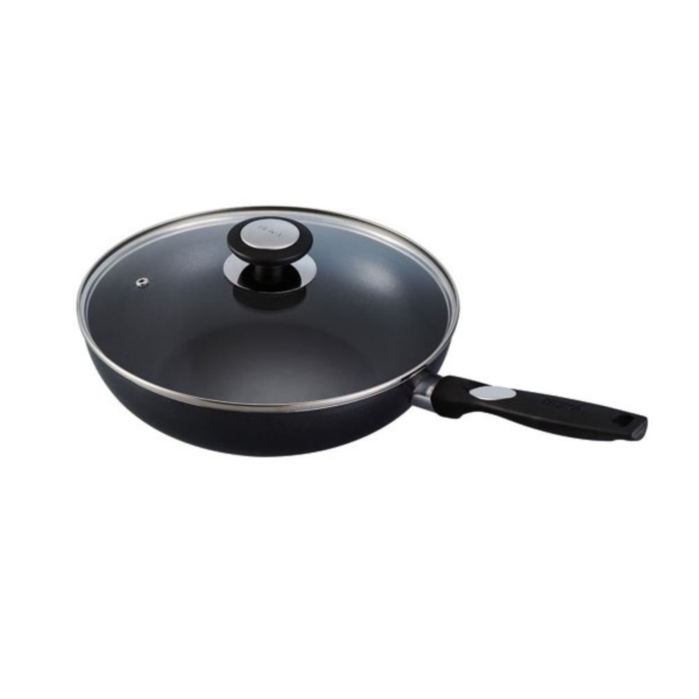 Poêle wok 28cm avec couvercle - 102104
