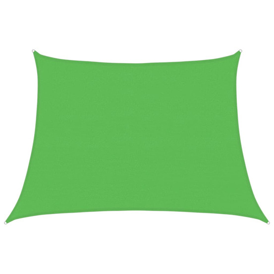 Voile d'ombrage 160 g/m² vert clair 4/5x3 m pehd