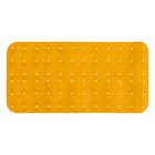 5five - tapis anti-dérapant "colorama" 69x39cm jaune