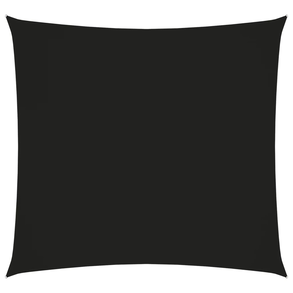 Voile de parasol tissu oxford carré 3x3 m noir